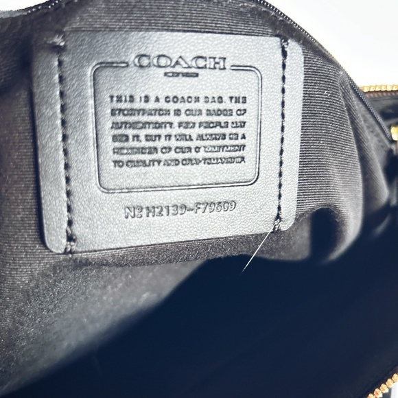 Coach Gallery Tote Signature Brown Black with over the Shoulder Straps - Picture 7 of 8